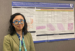Grace Kwon, MD, PhD, with her poster
